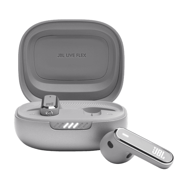 JBL Live Flex JBLLIVEFLEXSVR In-ear Draadloze oordopjes Zilver