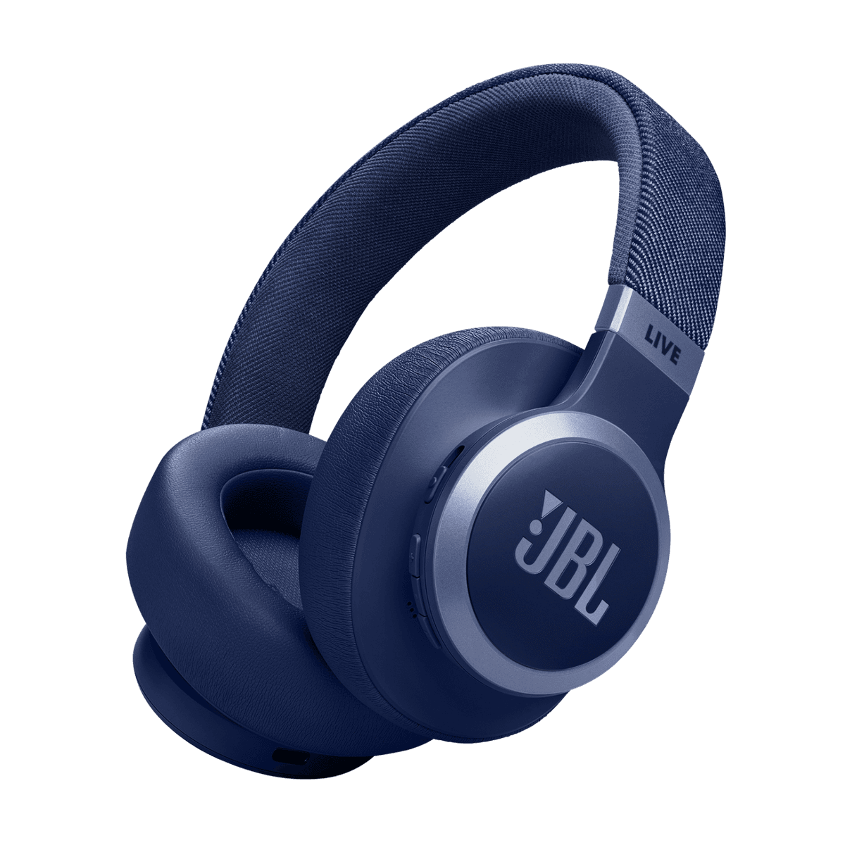 JBL Live 770NC JBLLIVE770NCBLU Over-ear Draadloze hoofdtelefoon met Noise-cancelling Blauw — afbeelding 1