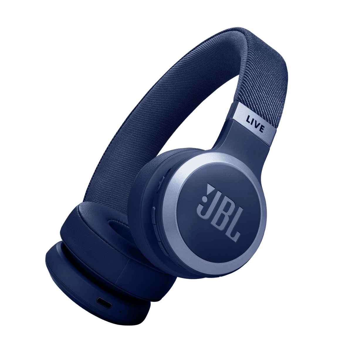 JBL Live 670NC JBLLIVE670NCBLU On-ear Draadloze hoofdtelefoon met Noise-cancelling Blauw — afbeelding 1