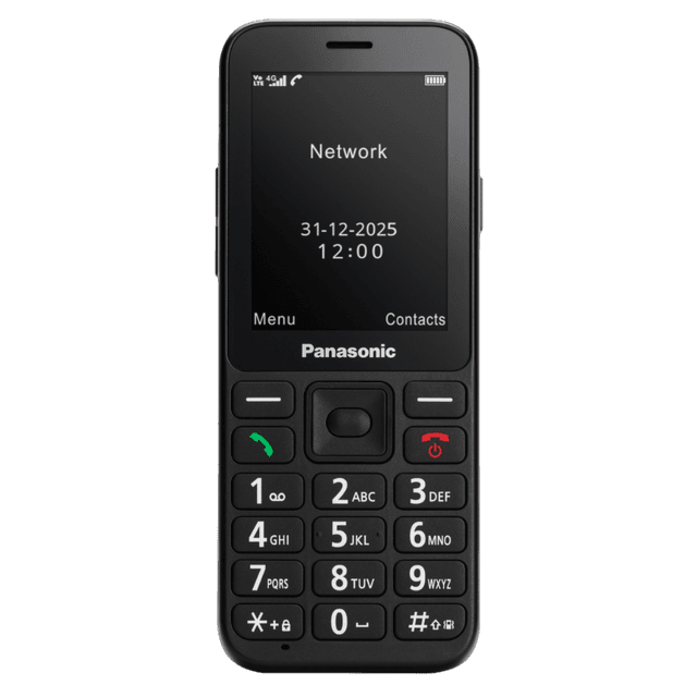 PANASONIC KX-TU250EXB Senior Feature Phone 4G - 128 MB Zwart