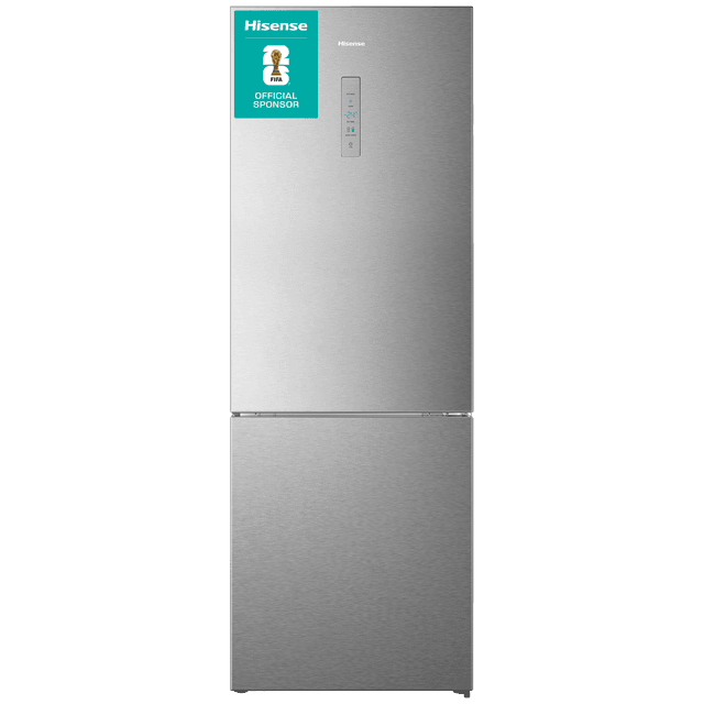 HISENSE RB645N4BID - Koel-vriescombinatie - breedte 70.4 cm - hoogte 200 cm - inhoud 495 l - NoFrost