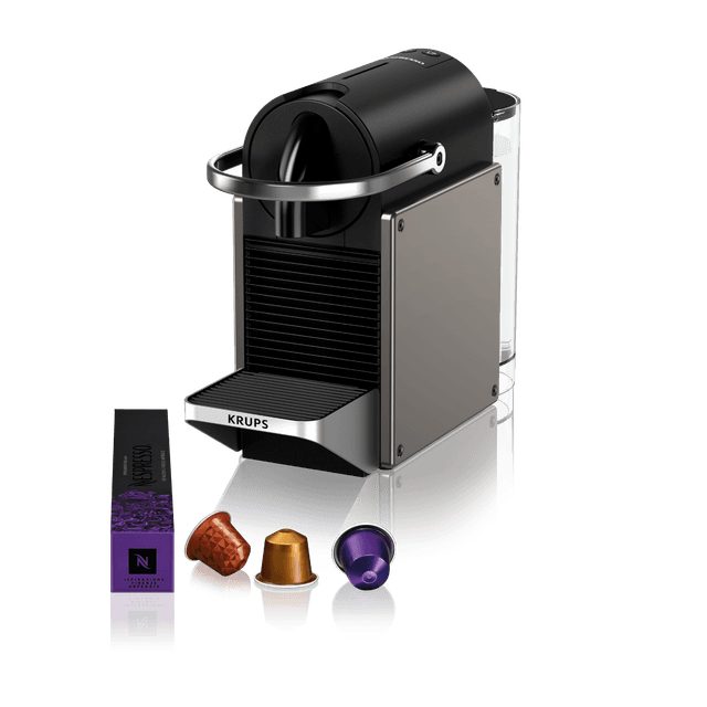 KRUPS Nespresso XN306T Pixie - Capsulemachine - Titan