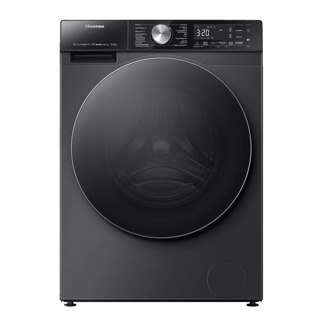HISENSE WF5S1045BB - Wasmachine Voorlader - 10.5 kg - 1400 rpm - 72 dB - automatisch doseren