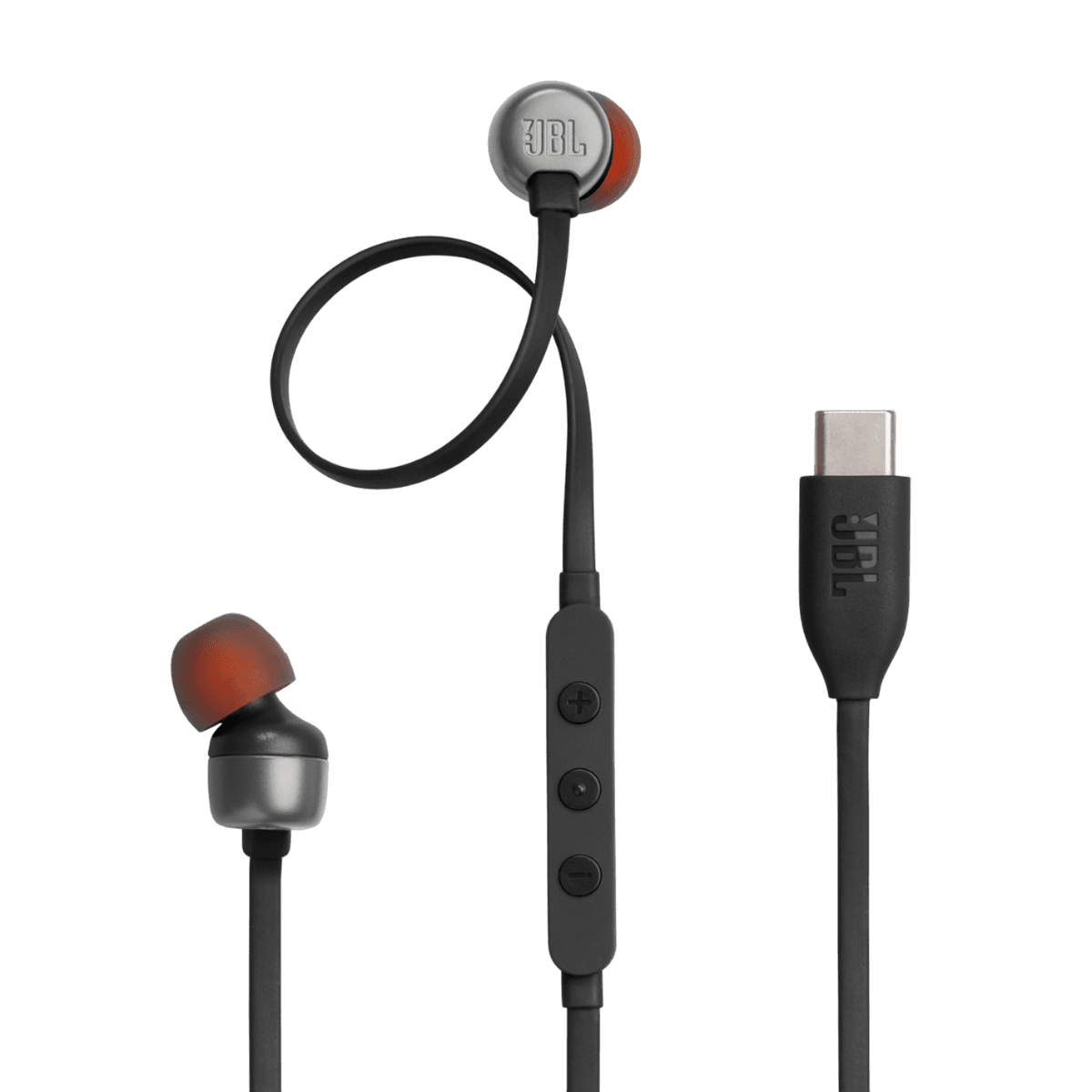 JBL TUNE 310C USB-C In-ear Bedrade oordopjes Zwart — afbeelding 1