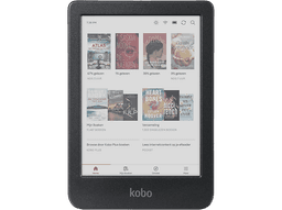 Kobo Clara Colour Zwart - 6 Inch 16 Gb (ongeveer 12.000 E-books) Waterdicht (ip8x)