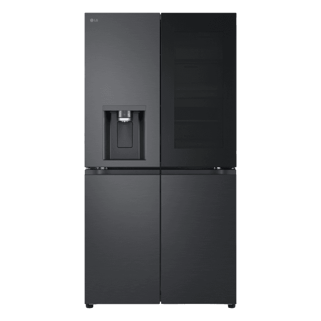 LG  GMG960EVEE InstaView -  Amerikaanse koelkast - breedte 91.4 cm - hoogte 179.2 cm - inhoud 638 l - NoFrost