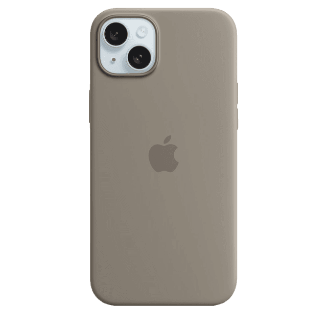 APPLE iPhone 15 Plus Siliconenhoesje met MagSafe - Klei