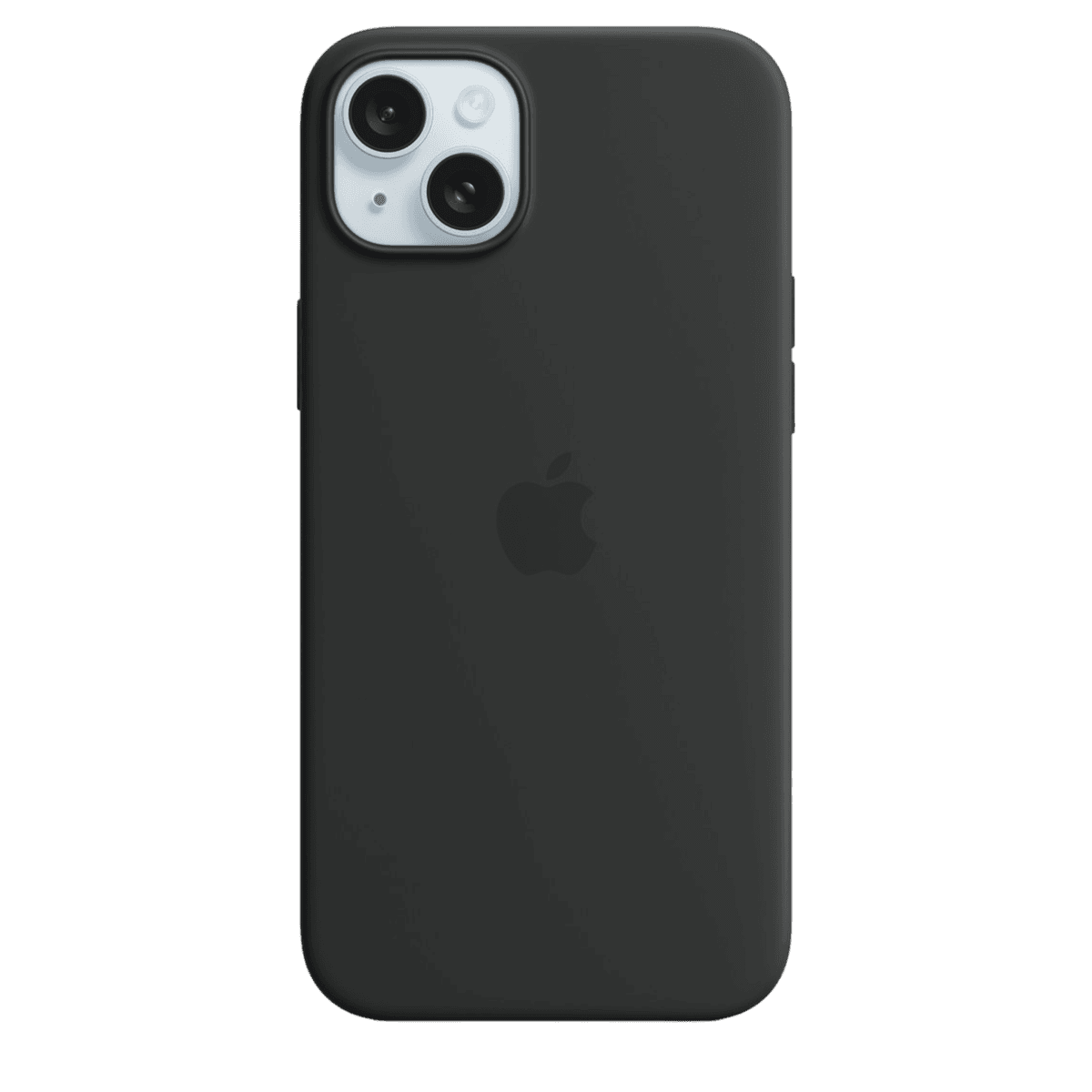 APPLE iPhone 15 Plus Siliconenhoesje met MagSafe - Zwart — afbeelding 1