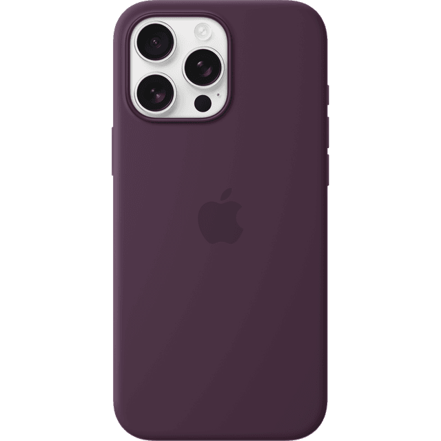 Apple Silicone Magsafe Cover Voor Apple Iphone 16 Pro Max Plum