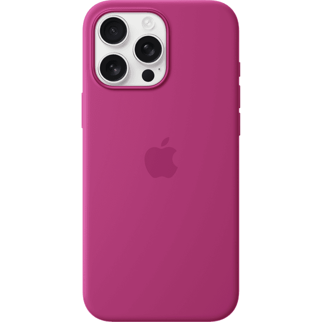 Apple Silicone Magsafe Cover Voor Apple Iphone 16 Pro Max Fuchsia