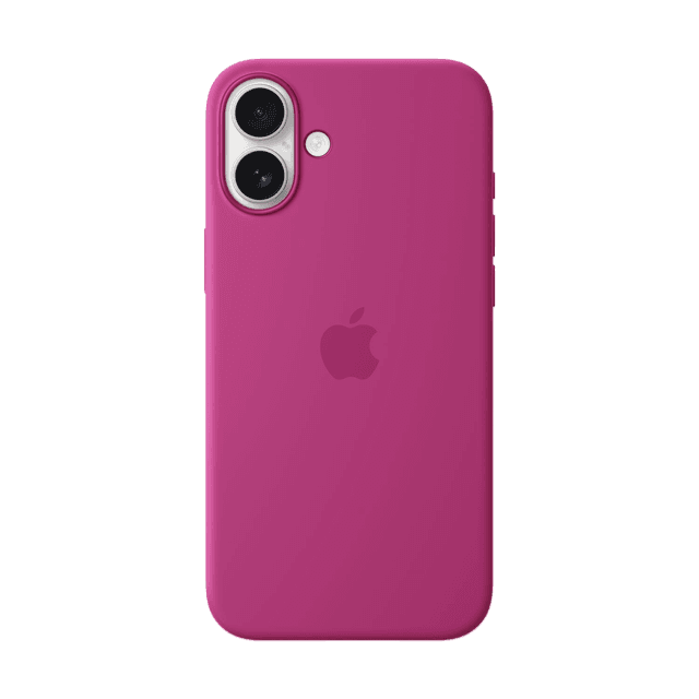 APPLE Silicone MagSafe Cover voor Apple iPhone 16 Plus Fuchsia