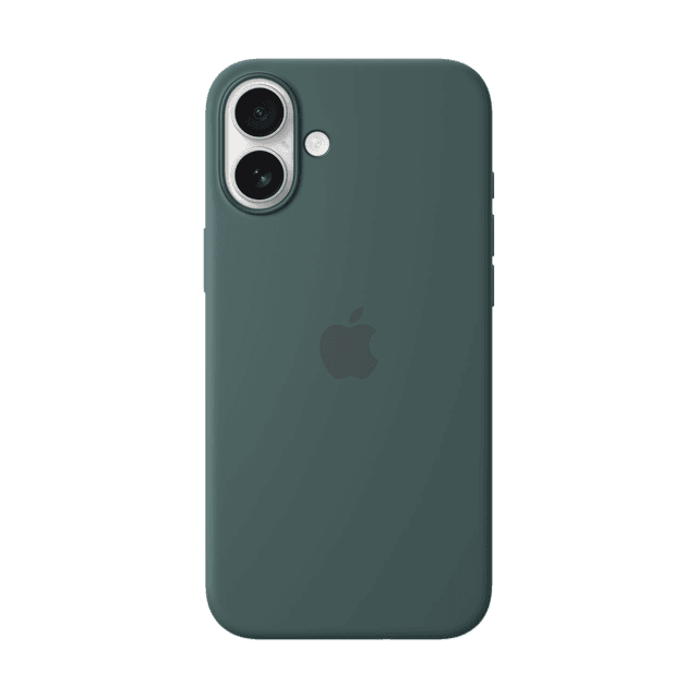 APPLE Silicone MagSafe Cover voor Apple iPhone 16 Plus Lake Green