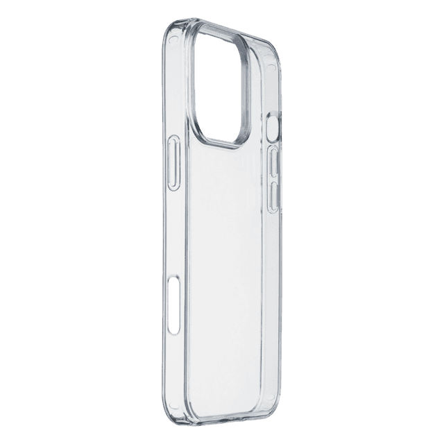 CELLULARLINE Clear Duo Telefoonhoesje voor Apple iPhone 16 Pro Transparant