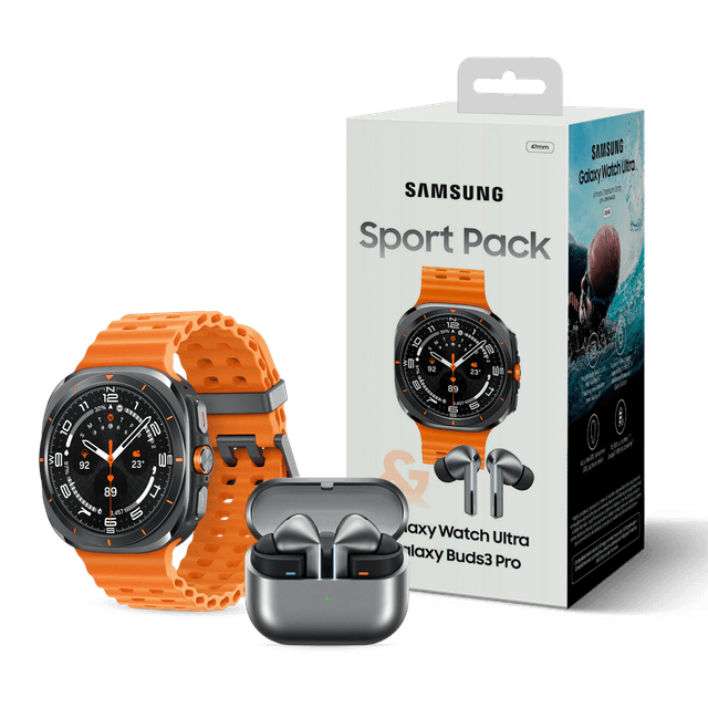 SAMSUNG SPORT PACK Galaxy Watch Ultra & Buds3 Pro Zilver