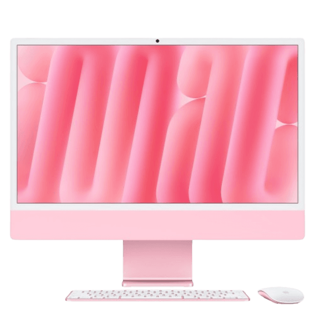 Apple Imac 24-inch Roze (m4) - 8-core Cpu GPu 16gb 256gb All-in-one-pc