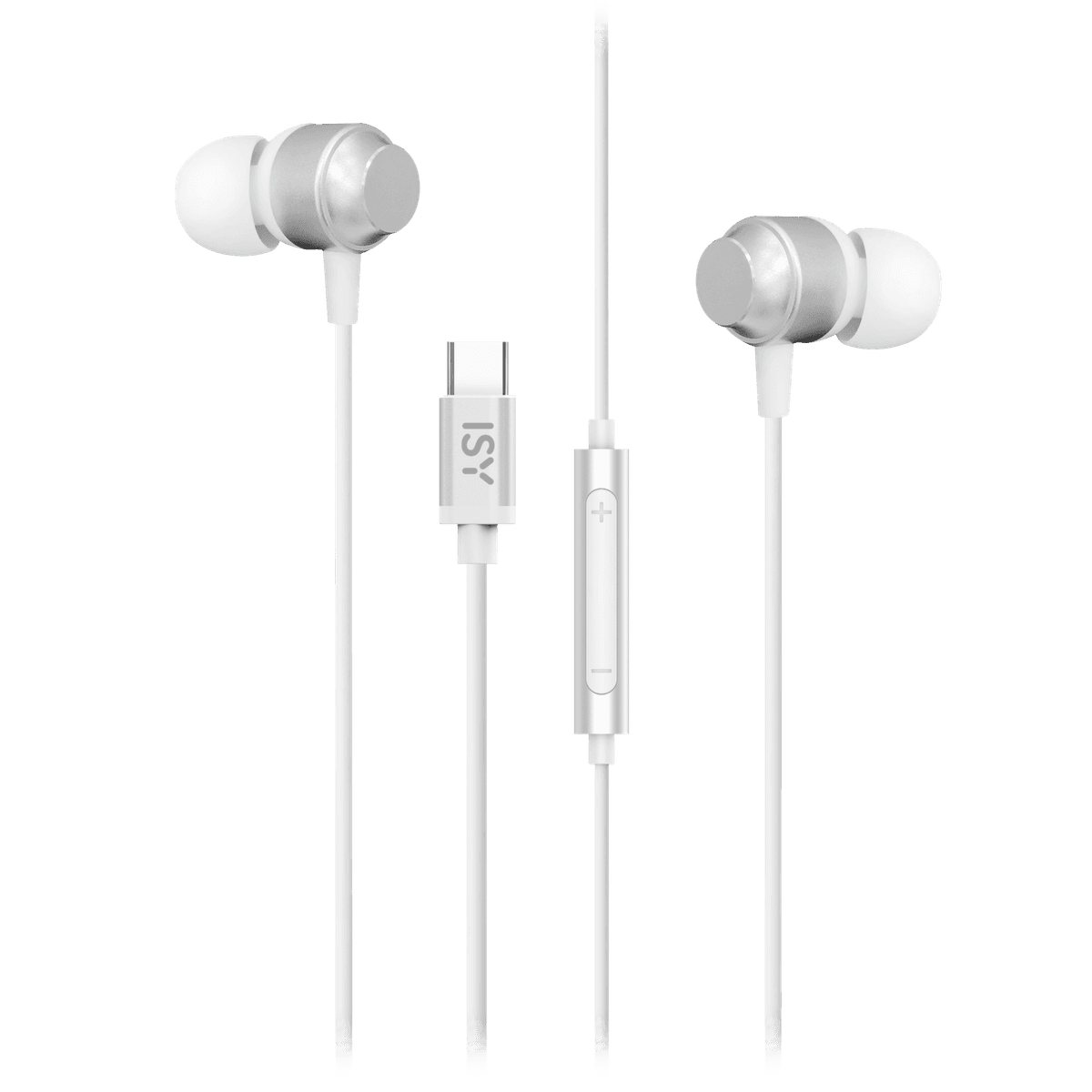 ISY USB-C IIE-1102-WT In-ear Bedrade oordopjes Wit — afbeelding 1