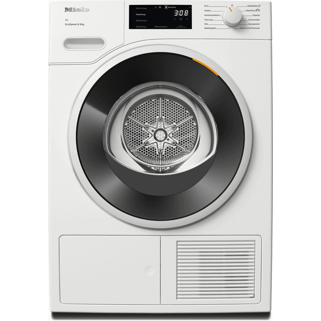 MIELE TWC 640 WP EcoSpeed - Warmtepompdroger - 8 kg - 64 dB - Energielabel C