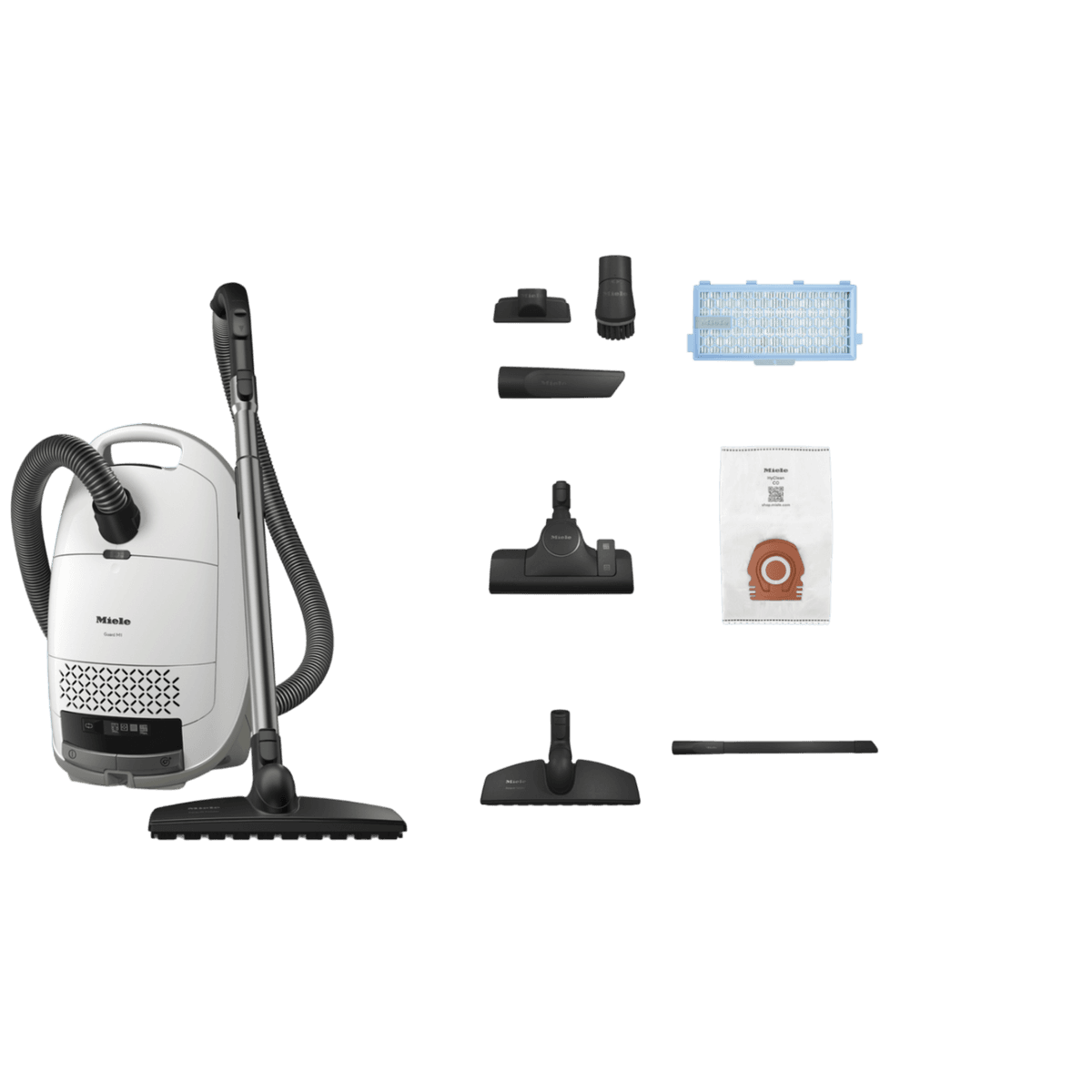 MIELE Guard M1 Parquet Flex Stofzuiger met zak Briljantwit — afbeelding 1