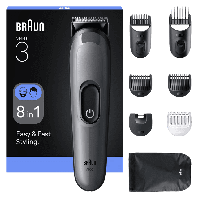 BRAUN All-in-One, 15in1, AIO 3540 Multigroomer Grijs