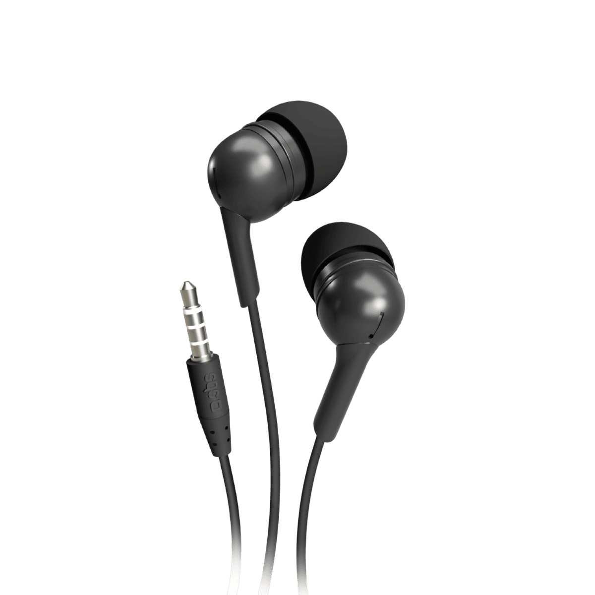 SBS Wired 3.5mm Jack Black Oordopjes — afbeelding 1