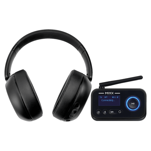 MIXX SQTV-SP-BK-399 Over-ear Draadloze hoofdtelefoon Zwart