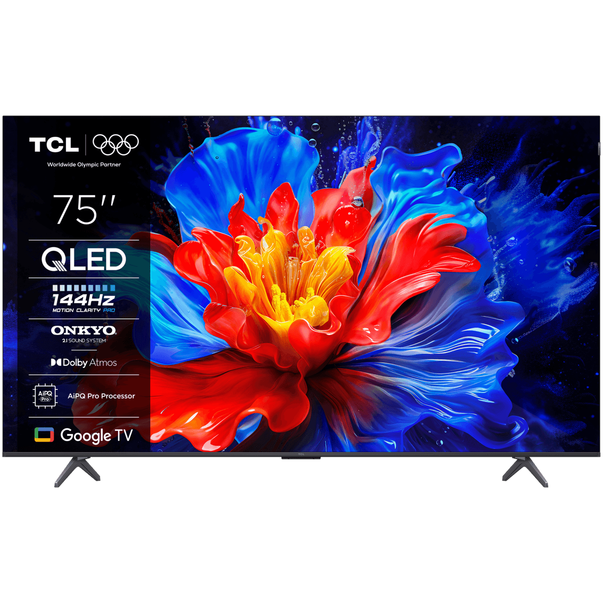 TCL 75P8K - Ultra HD 4K - QLED-tv - 75 inch - 2025 — afbeelding 1