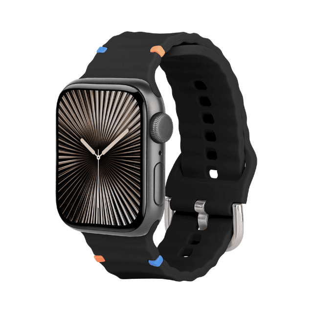 JUST IN CASE ActiveFlex Strap Apple Watch 40-42mm Horlogebandje Zwart
