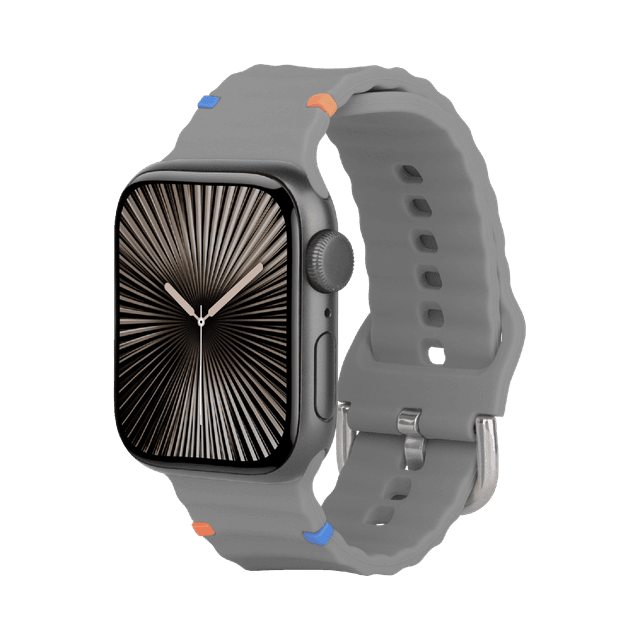 JUST IN CASE ActiveFlex Strap Apple Watch 40-42mm Horlogebandje Grijs