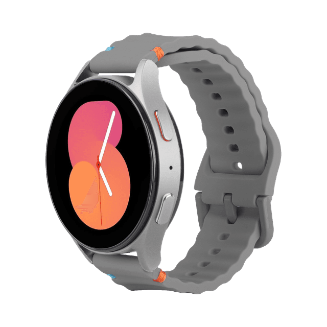 JUST IN CASE ActiveFlex Strap Samsung Galaxy Watch 20mm Horlogebandje Grijs