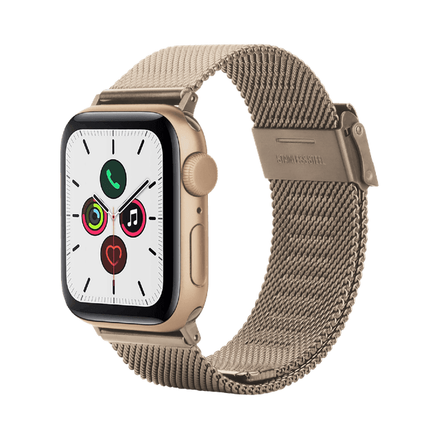 JUST IN CASE SilkSteel Strap Apple Watch 44-49mm Horlogebandje Rose Goud