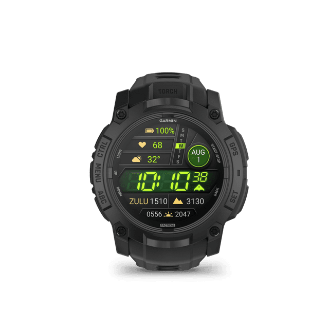 GARMIN Instinct 3 Tactical Smartwatch Zwart