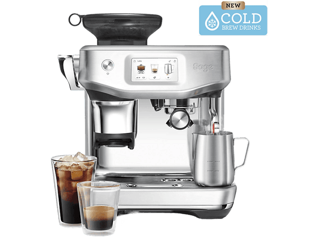 Sage The Barista Touch Impress Cold - Pistonmachine Brushed Stainless Steel