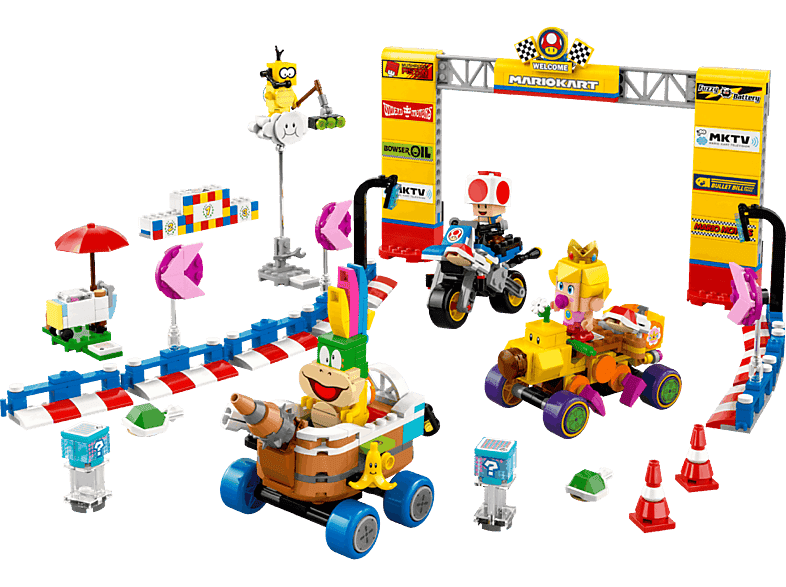 Lego Super Mario 72036 Mario Kart – Baby Peach En Grand Prix–set Bouwstenen — afbeelding 1