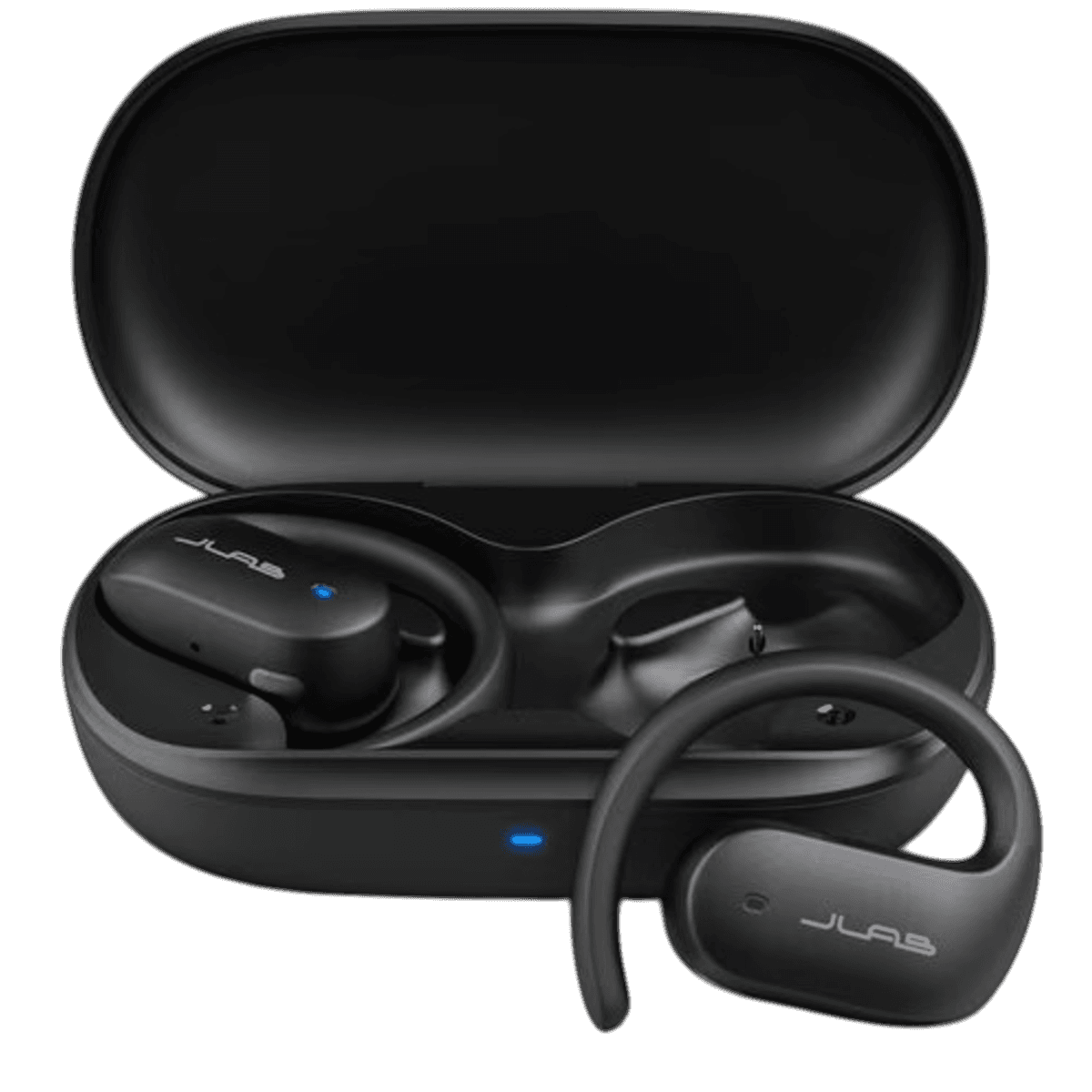 JLAB Jbuds Open Sport 2 Open-ear Draadloze sport-oordopjes Zwart — afbeelding 1