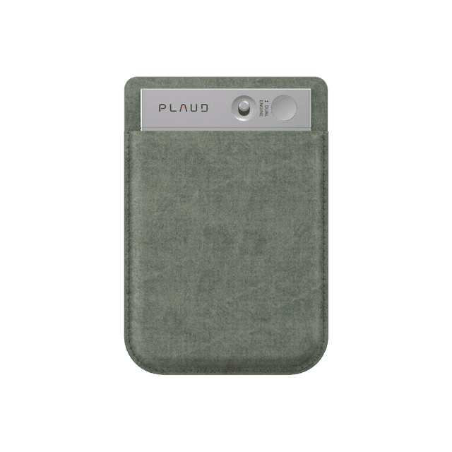 PLAUD NOTE Case Groen Magnetisch Kaarthouder