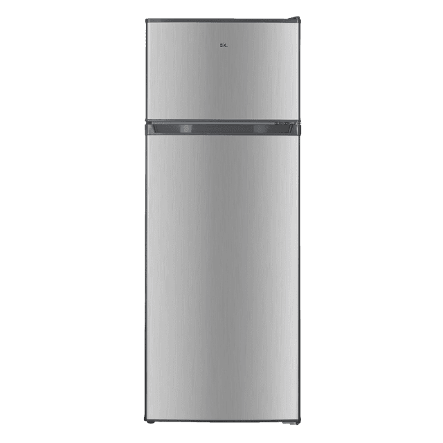 OK. OFK 471 D S - Koel-vriescombinatie - breedte 54.5 cm - hoogte 143 cm - inhoud 206 l