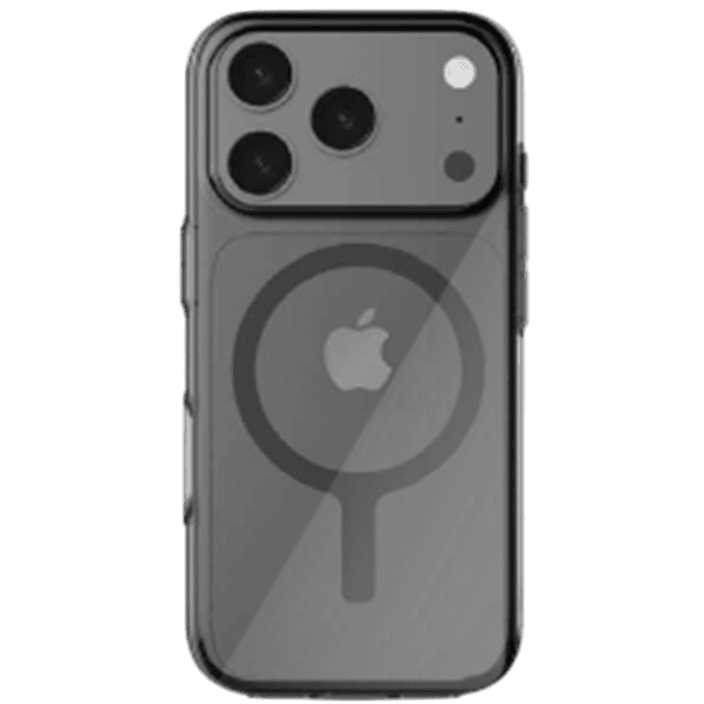UNIQ iPhone 17 Pro MAX Case Clario MagSafe Black Telefoonhoesje voor Apple iPhone 17 Pro Max Zwart
