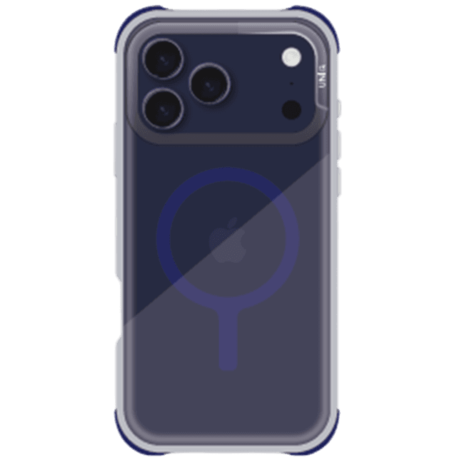 UNIQ iPhone 17 Pro MAX Case Combat MagSafe Blue Telefoonhoesje voor Apple iPhone 17 Pro Max Blauw