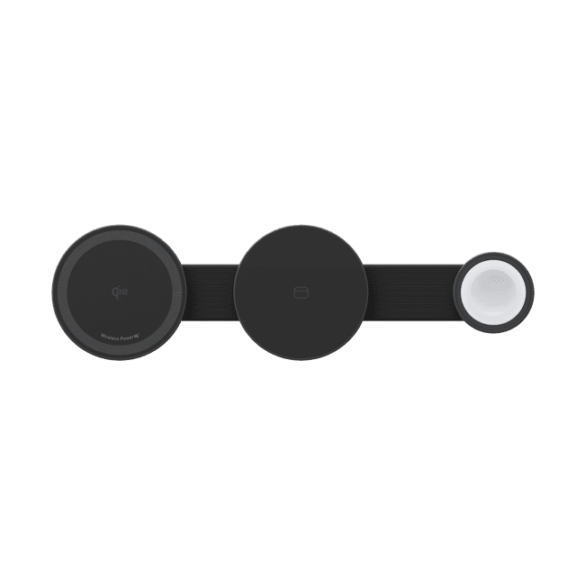 ANKER MagGo, Opvouwbare 3-in-1, 15W, Zwart Draadloze oplader