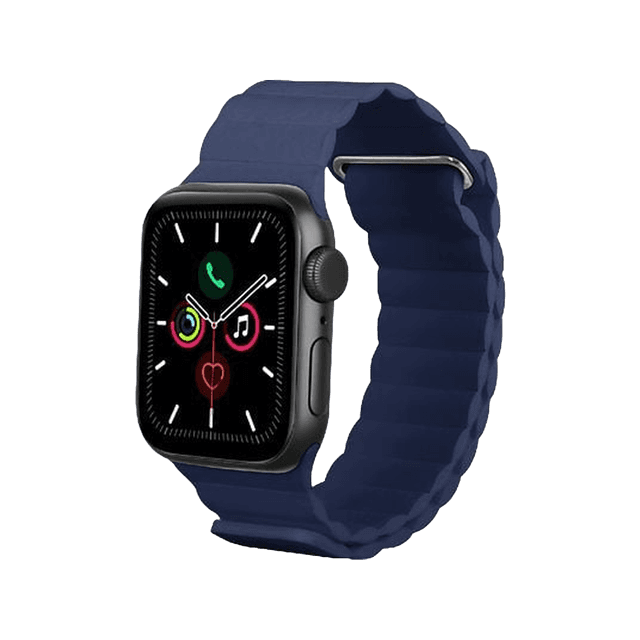 JUST IN CASE Magfit Strap Apple Watch 40-42mm Horlogebandje Navy