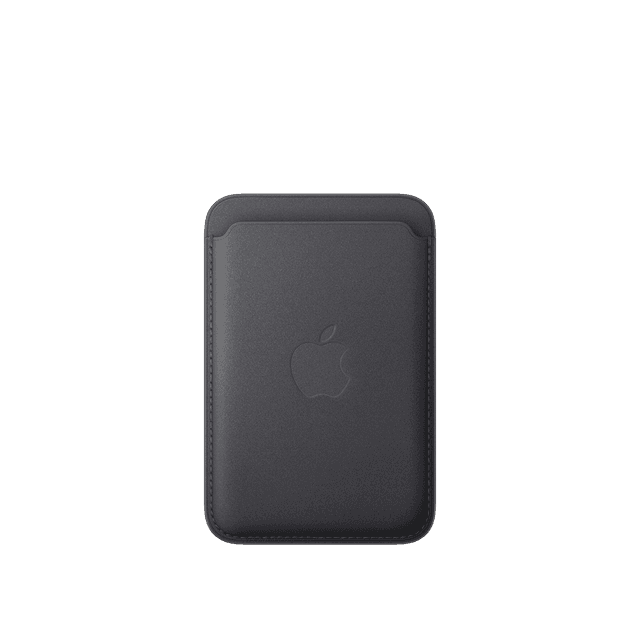 APPLE FineWoven Wallet met MagSafe Kaarthouder voor Apple iPhone Zwart