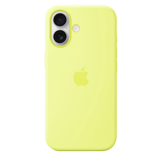 APPLE Silicone MagSafe Telefoonhoesje voor Apple iPhone 17 Neongeel