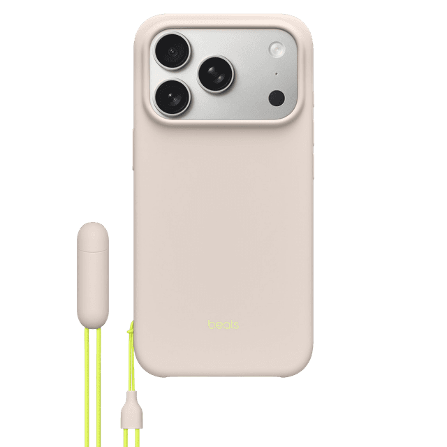 Beats Kickstand Magsafe En Cameraregelaar Telefoonhoesje Voor Apple Iphone 17 Pro Limesteen