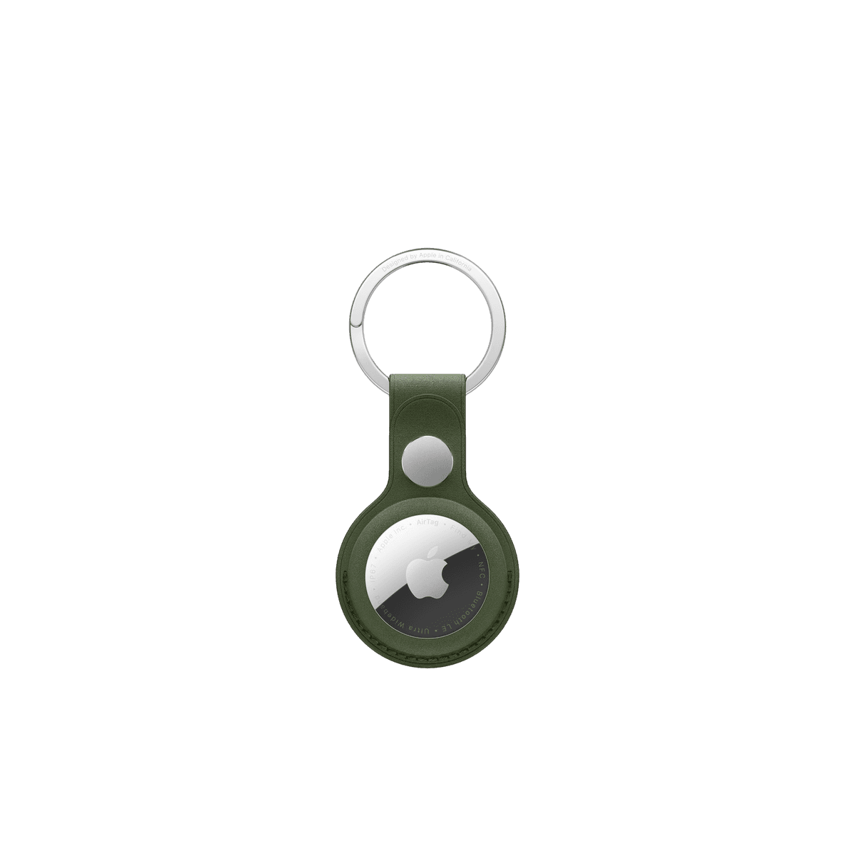 APPLE FineWoven AirTag Keychain Mosgroen — afbeelding 1