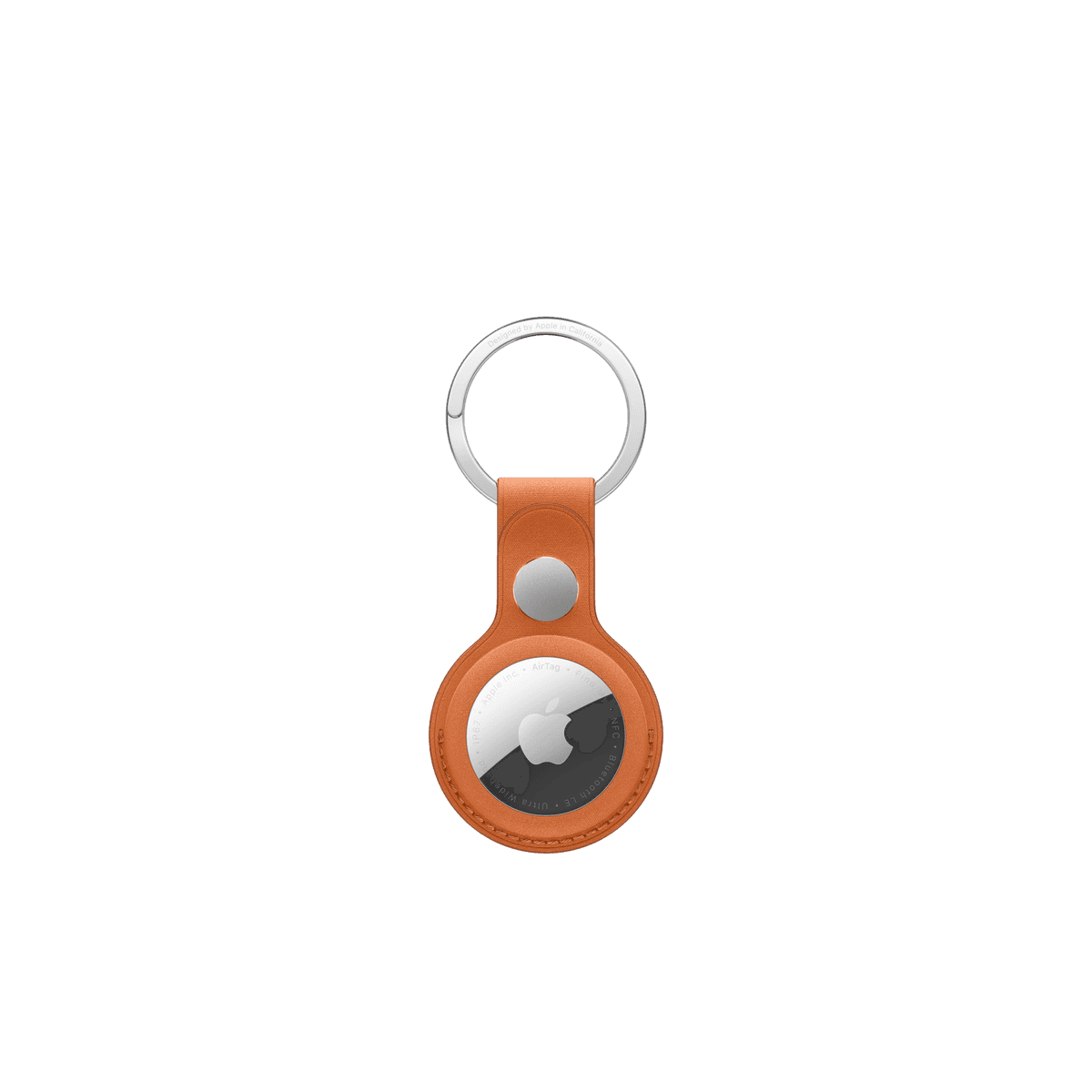 APPLE FineWoven AirTag Keychain Oranjerood — afbeelding 1