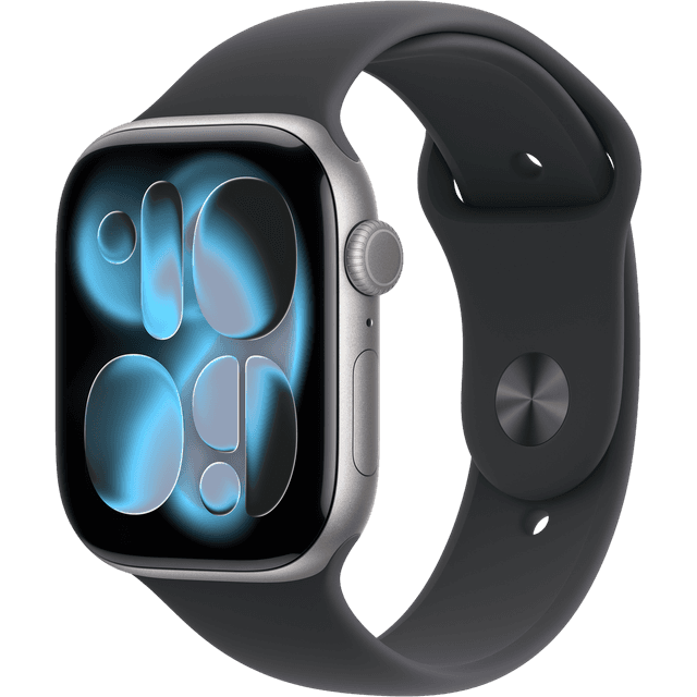 Apple Watch Series 11 gps - 46mm aluminium Case - Black Sport Band S/m Smartwatch Space Grey
