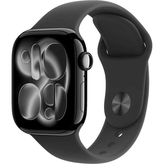 Apple Watch Series 11 gps + Cellular - 42mm aluminium Case Black Sport Band S/m Smartwatch Jet