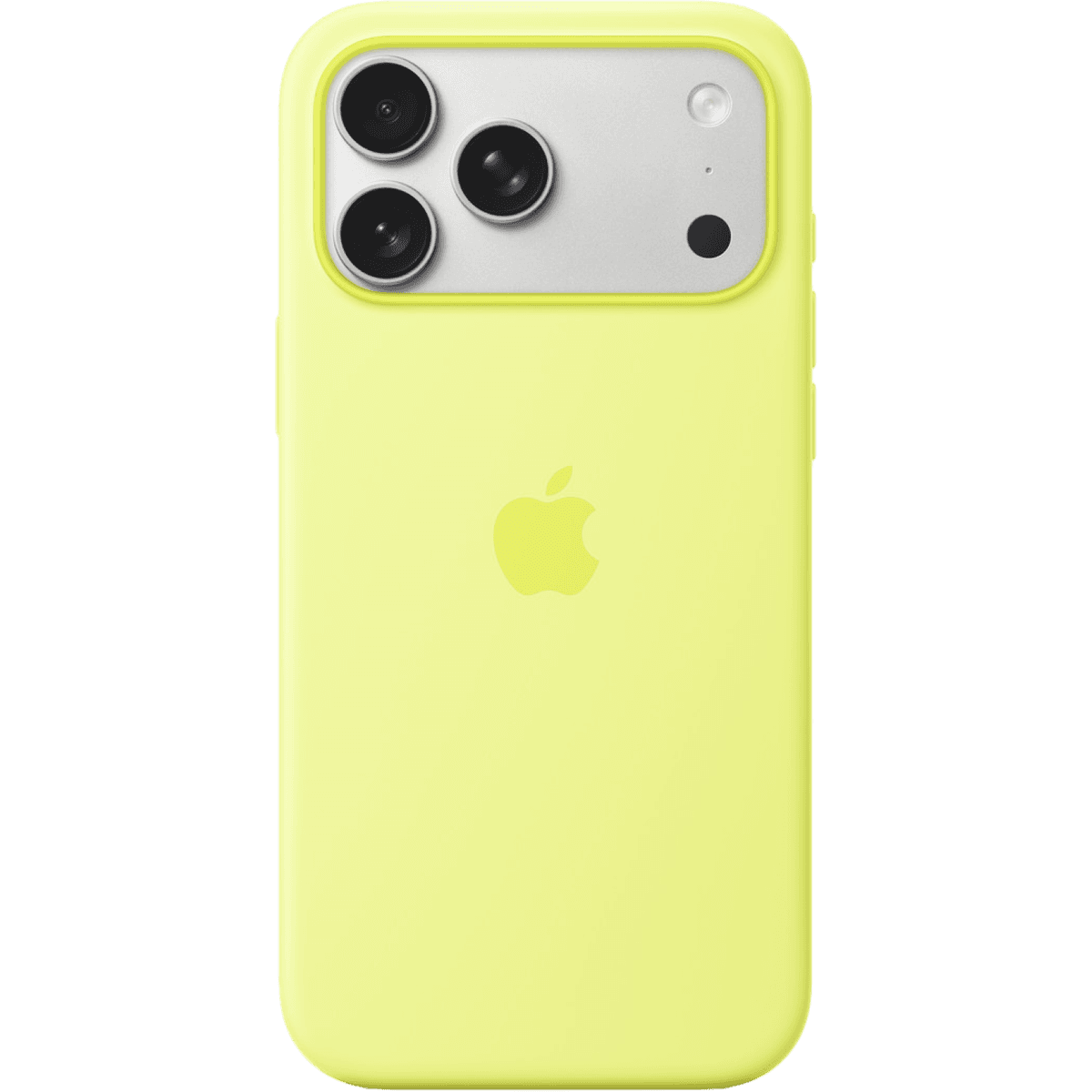 APPLE Silicone MagSafe Telefoonhoesje voor Apple iPhone 17 Pro Max Neongeel — afbeelding 1