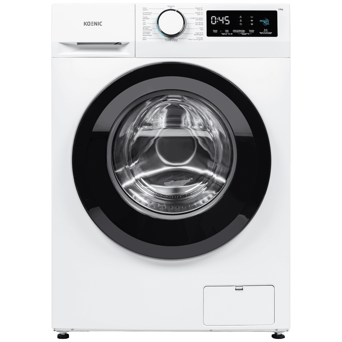 KOENIC KWM 10176 A-10 INV - Wasmachine voorlader - 10 kg (10 kg, A) — afbeelding 1