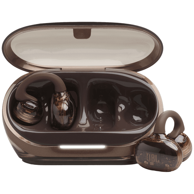 JBL Soundgear Clips 2025 Open-ear Draadloze oordopjes Bruin